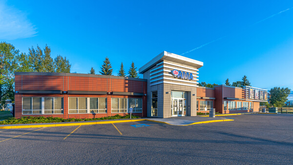 AMA Travel and ICE foreign exchange services at Manning AMA Centre in Edmonton Alberta